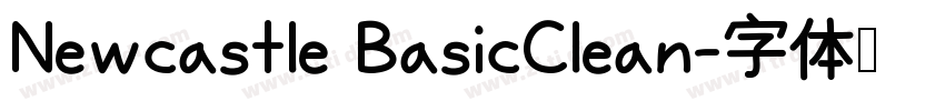 Newcastle BasicClean字体转换 Newcastle BasicClean字体转换